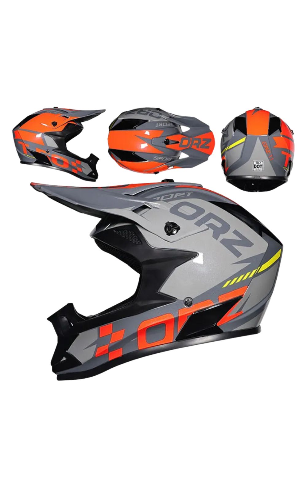 Casco de motocross ORZ<br> # TODOTERRENO # TODOTERRENO