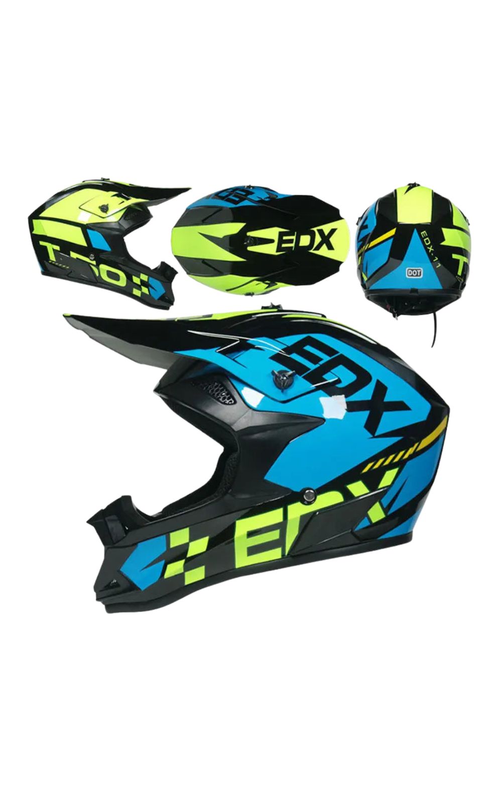 Casco de motocross ORZ<br> # TODOTERRENO # TODOTERRENO