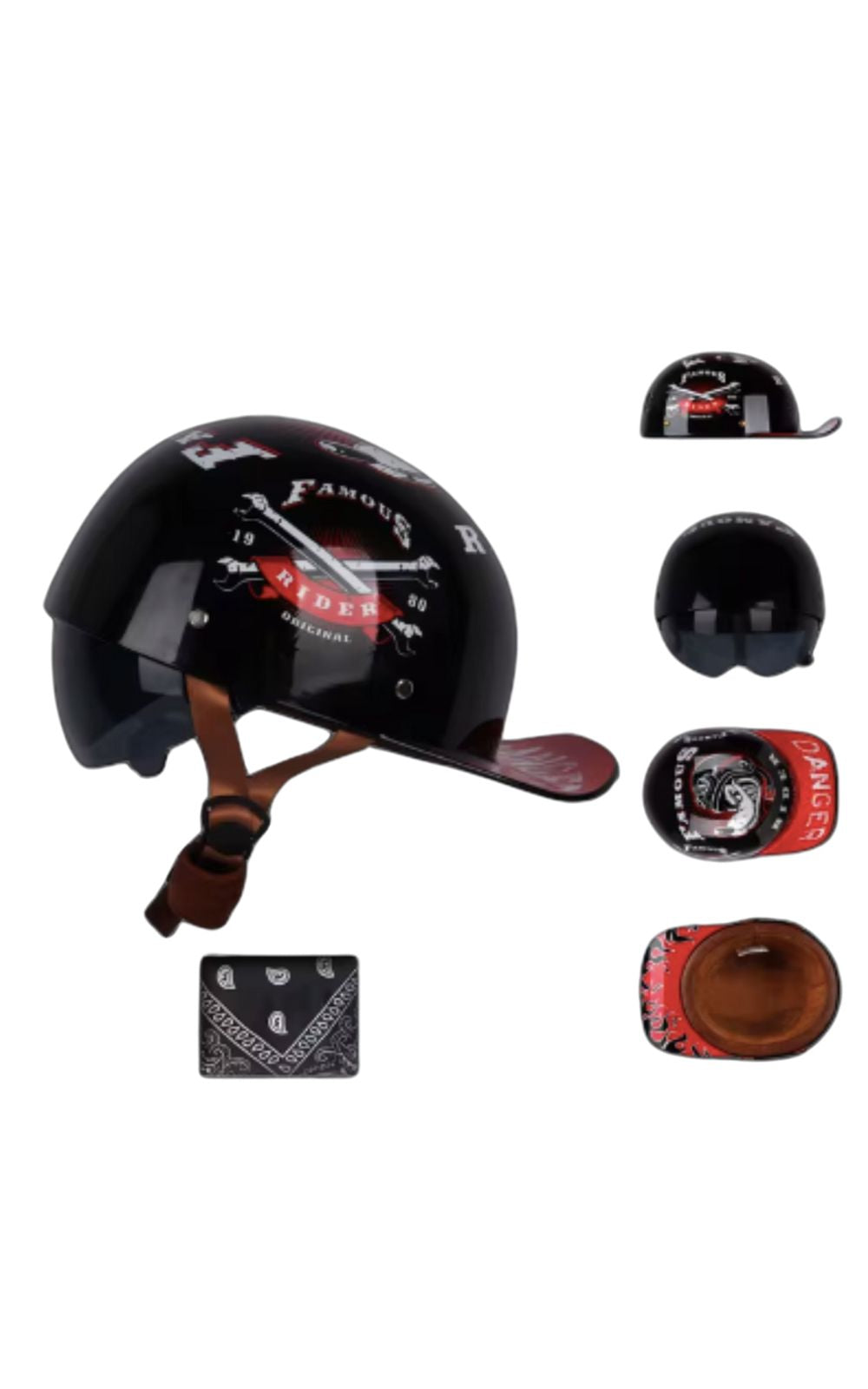 Casque UCHOOSE casquette de baseball Custom <br> #CUSTOM #VINTAGE