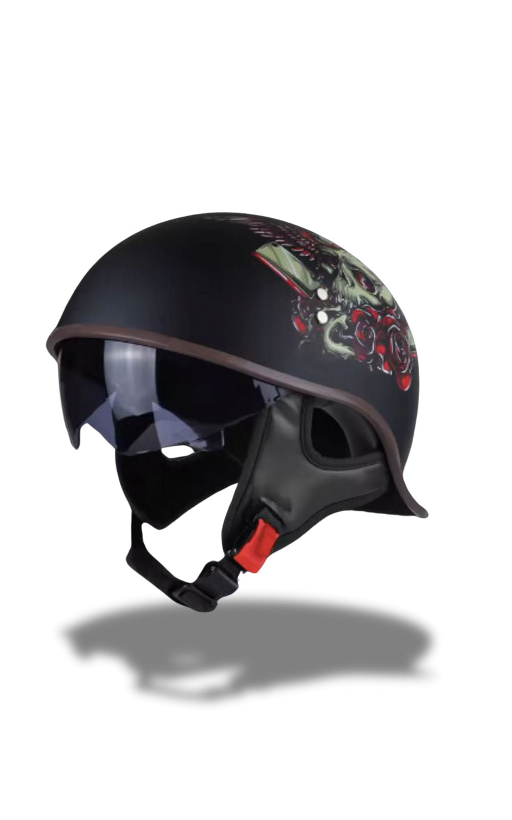 Casque BSDOP vintage avec lunettes <br> #VINTAGE #CUSTOM