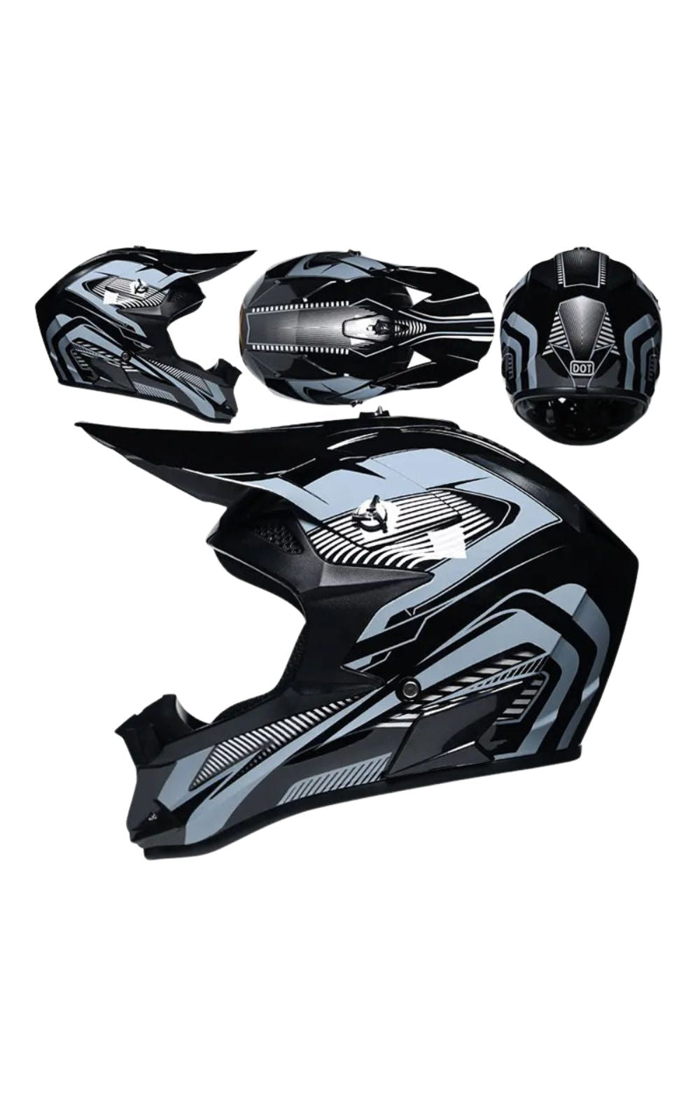 Casco de motocross ORZ<br> # TODOTERRENO # TODOTERRENO