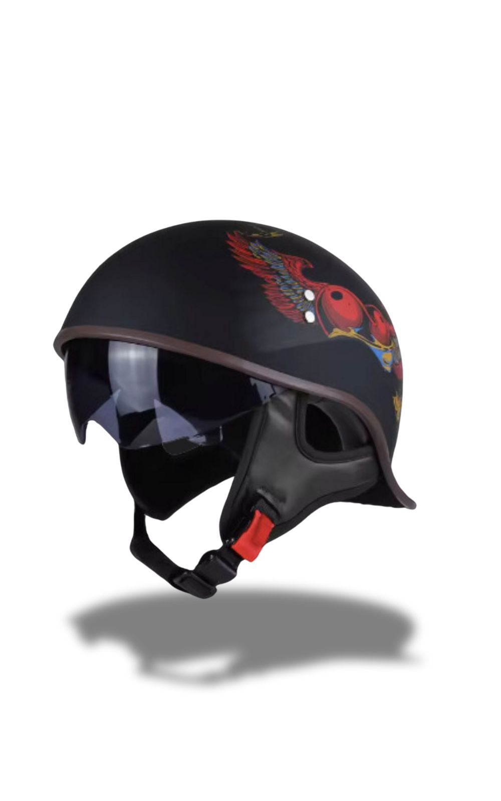 Casque BSDOP vintage avec lunettes <br> #VINTAGE #CUSTOM