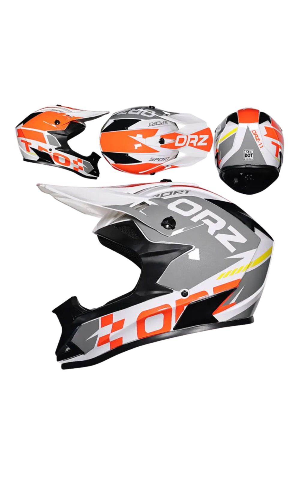 Casco de motocross ORZ<br> # TODOTERRENO # TODOTERRENO