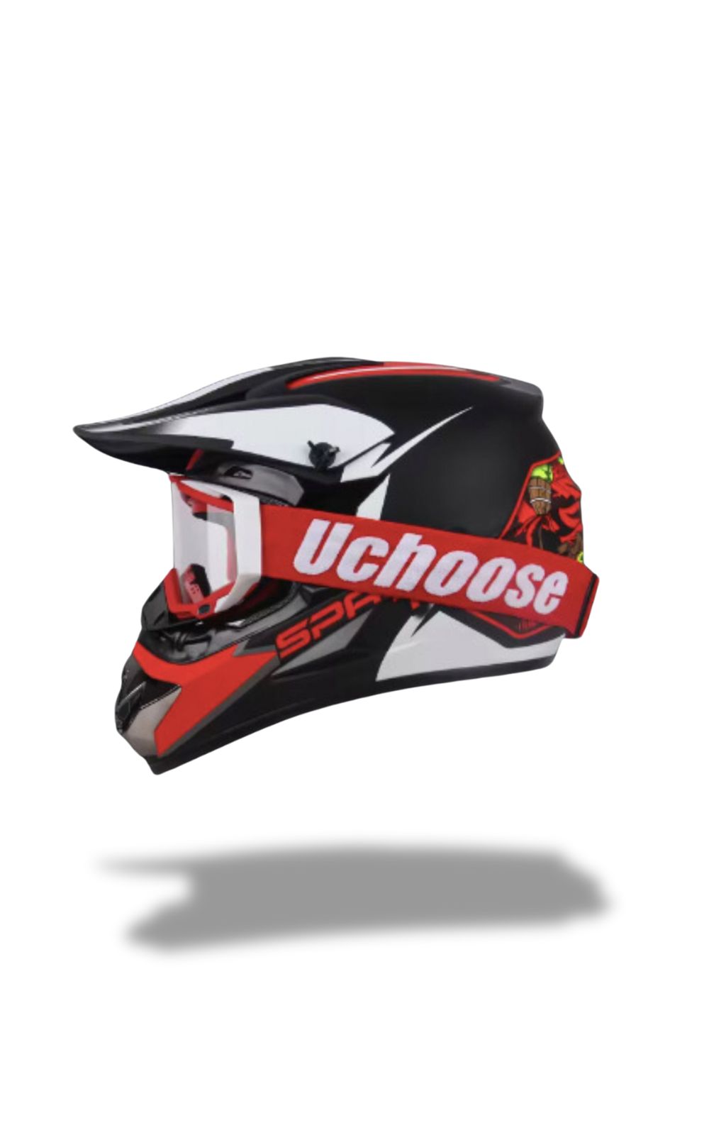 Casque motocross UCHOOSE pour enfants <br> #OFFROAD #CROSS
