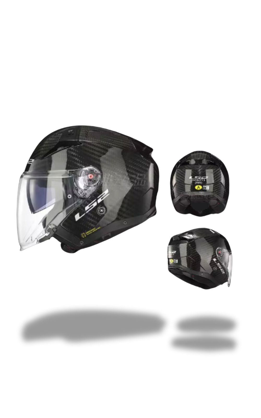 Casque LS2 INFINITY II <br> #FIBREDEVERRE #FIBREDECARBONE