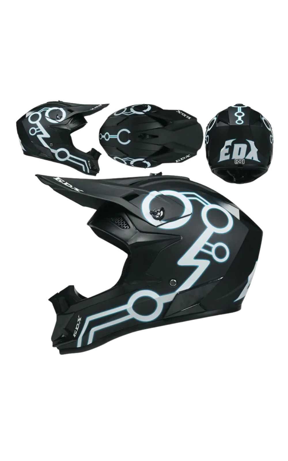 Casco de motocross ORZ<br> # TODOTERRENO # TODOTERRENO