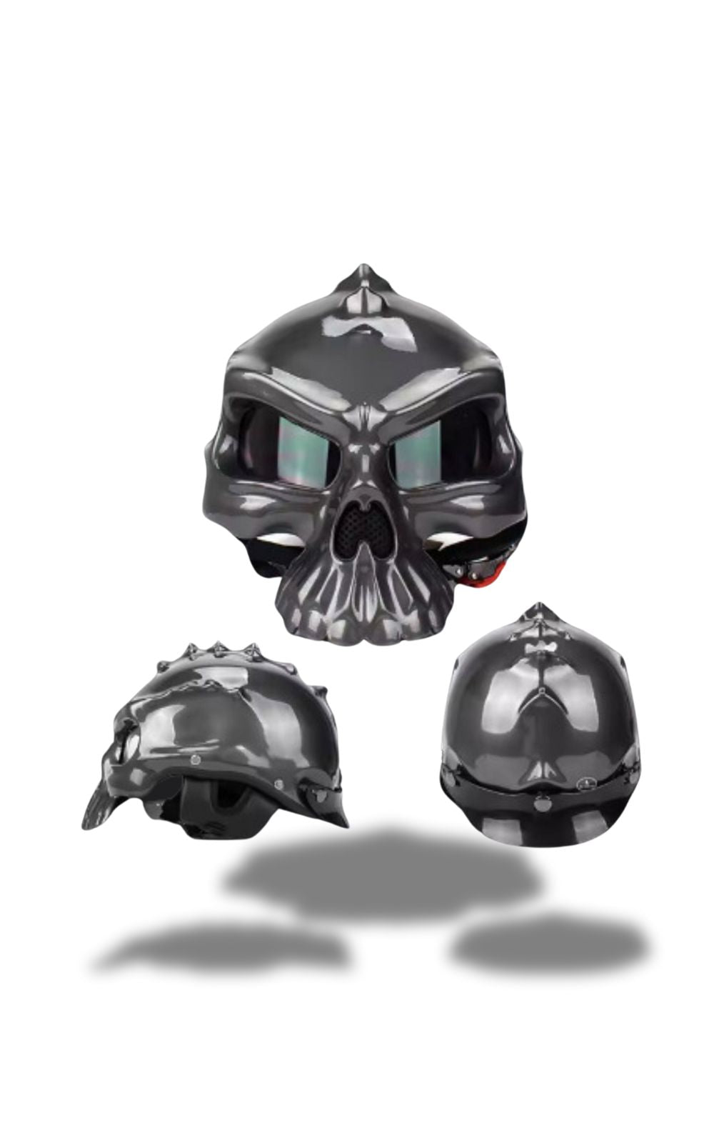 Casque Alpines Fox Tete de mort <br> #ORIGINAL #TETEDEMORT