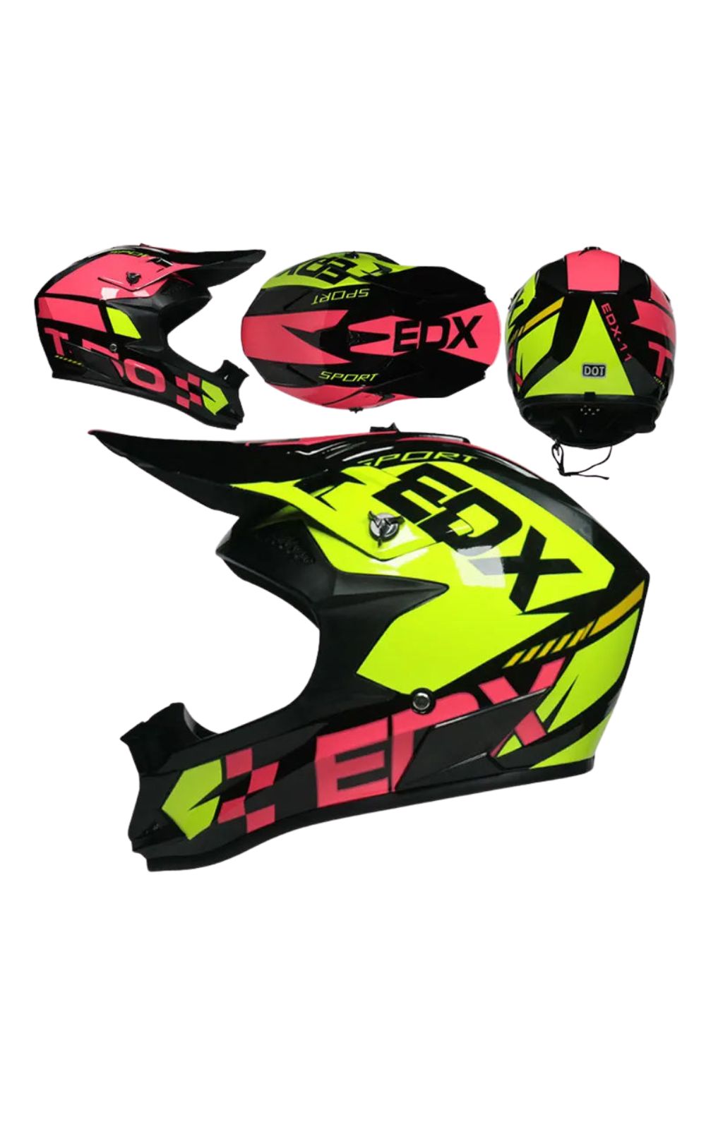 Casco de motocross ORZ<br> # TODOTERRENO # TODOTERRENO