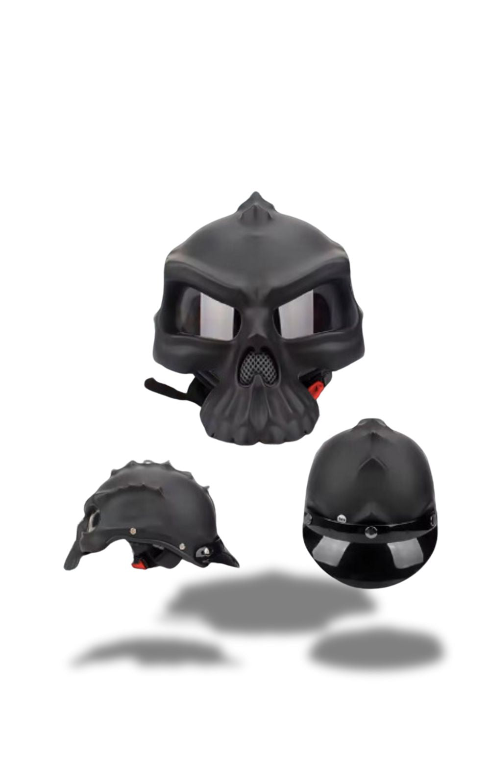 Casque Alpines Fox Tete de mort <br> #ORIGINAL #TETEDEMORT