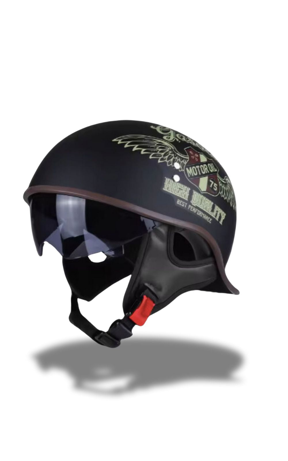 Casque BSDOP vintage avec lunettes <br> #VINTAGE #CUSTOM