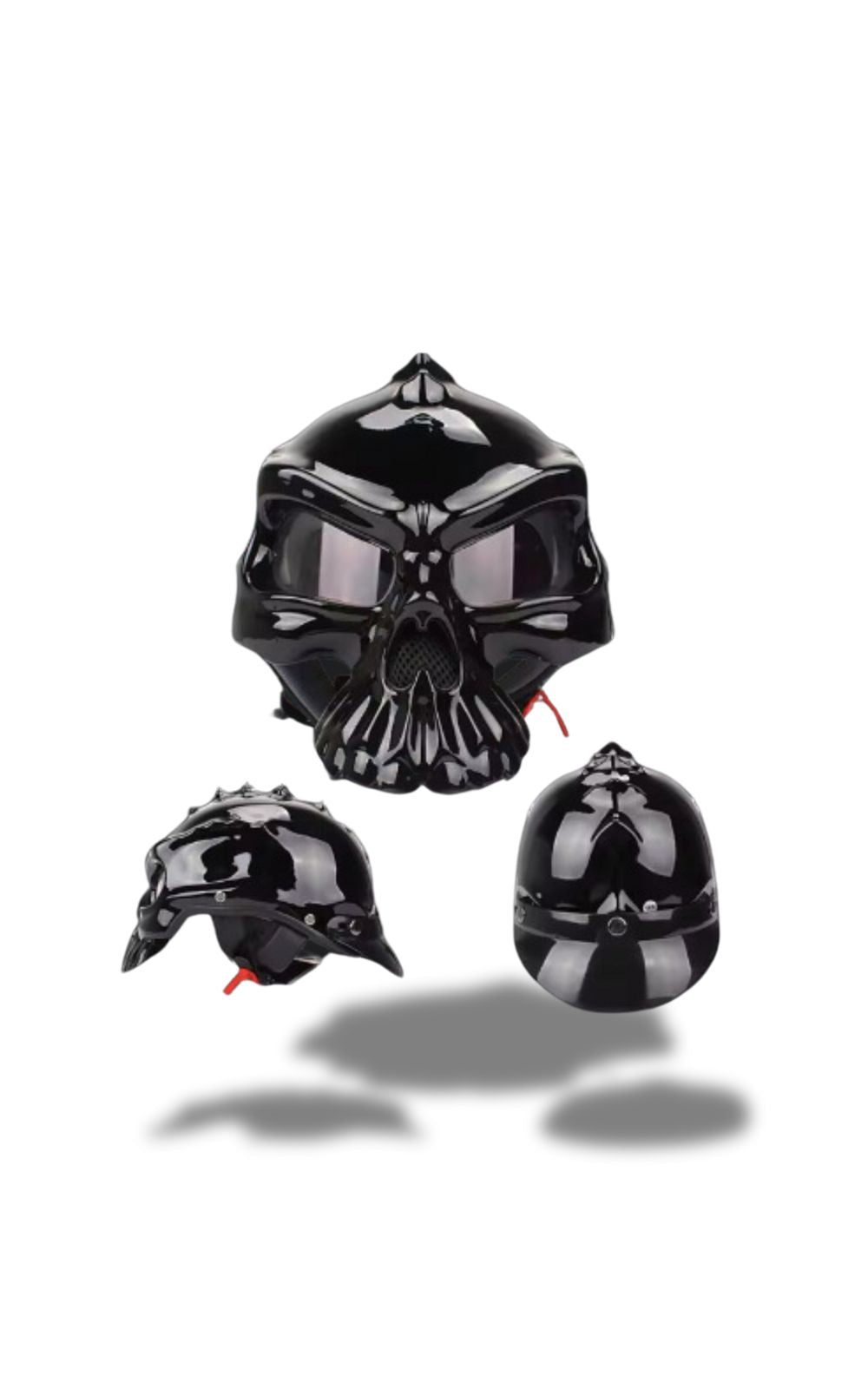Casque Alpines Fox Tete de mort <br> #ORIGINAL #TETEDEMORT