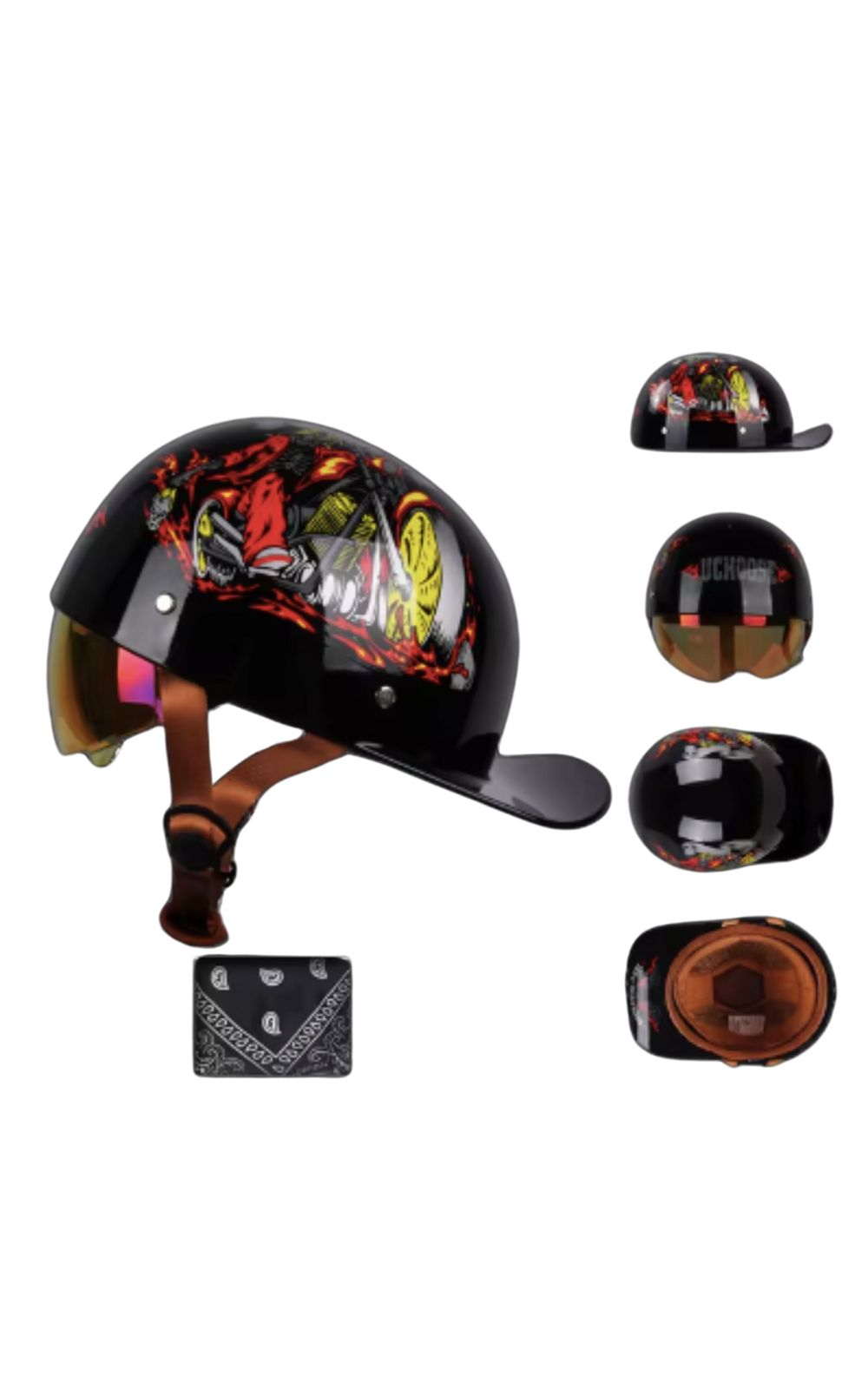 Casque UCHOOSE casquette de baseball Custom <br> #CUSTOM #VINTAGE