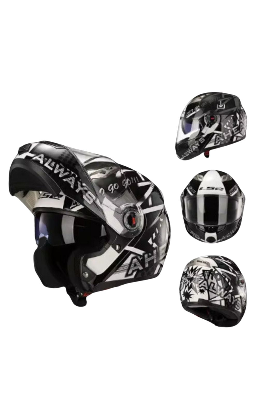 Casque LS2 FF370 <br> #CUSTOM #FLIPUP