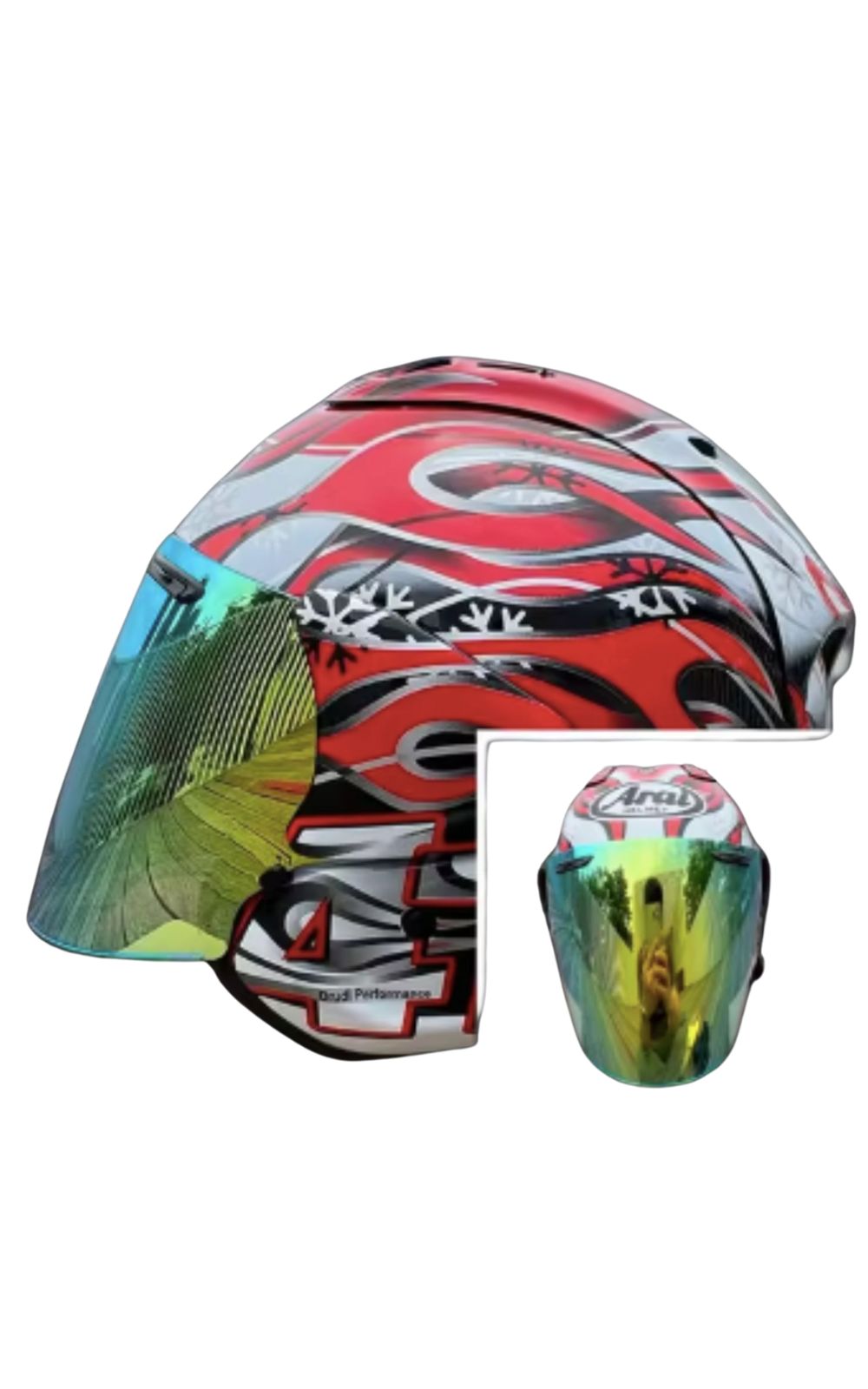 Casque Arai VZ-RAM HAGA GP <br> #JET #ARAI