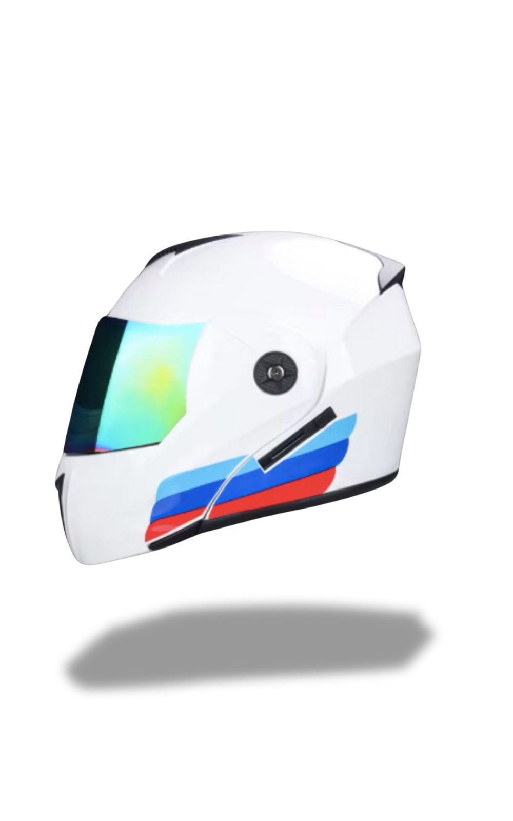 Uchoose Casco Blanco y Negro<br> #INTEGRAL #MODULABLE