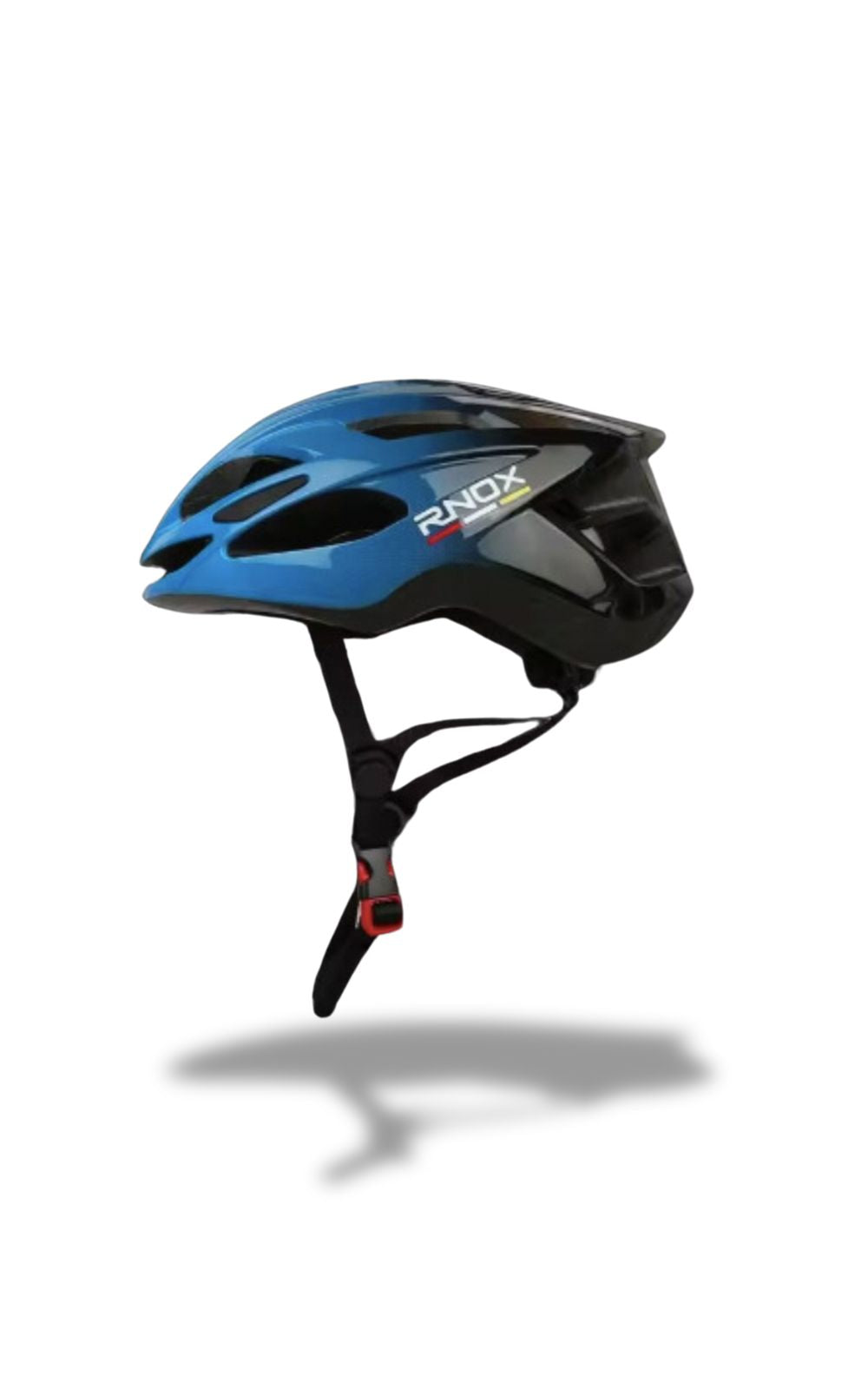 Casco de bicicleta RNOX en EPS con gafas. 