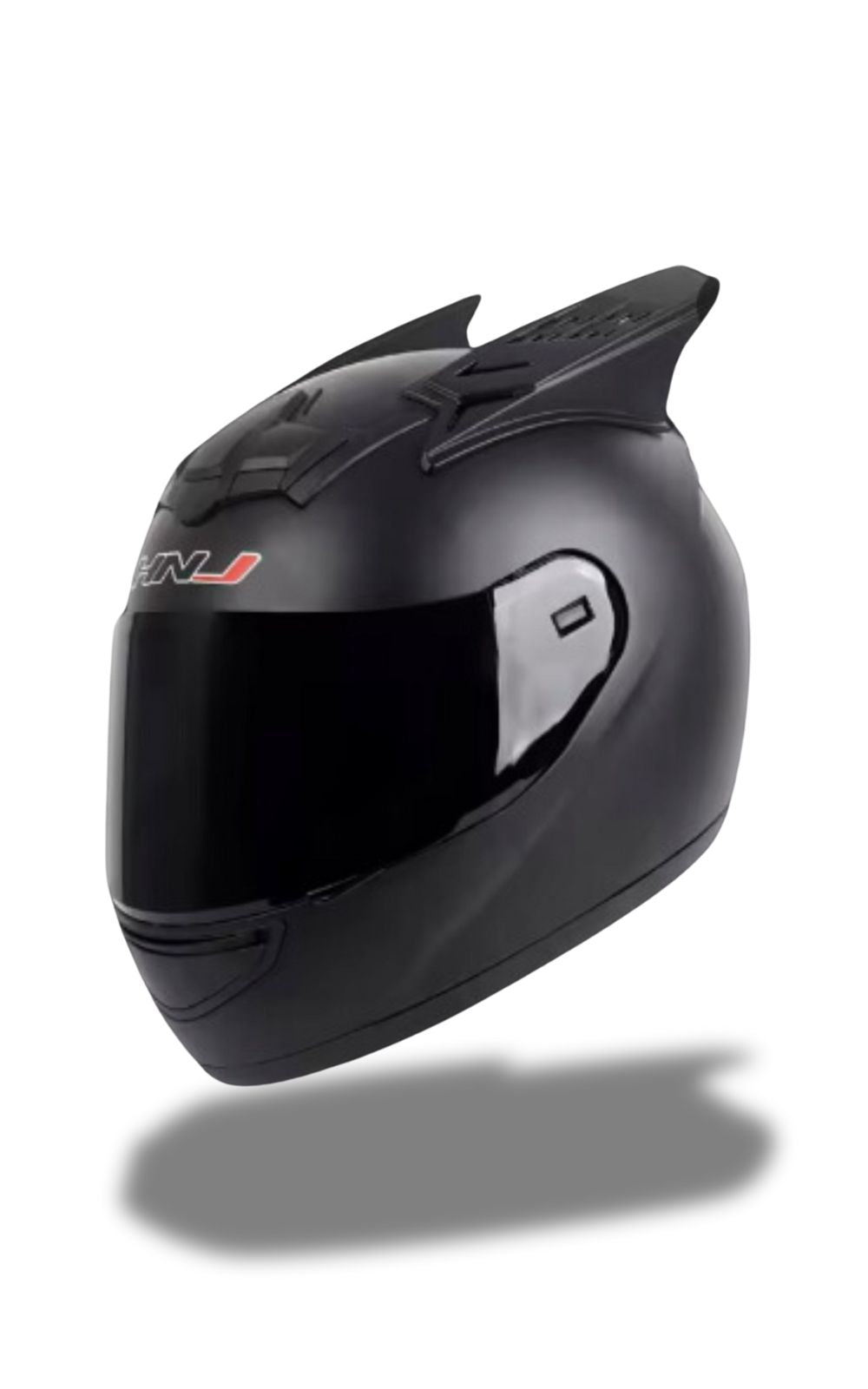 casque de moto intégral noir