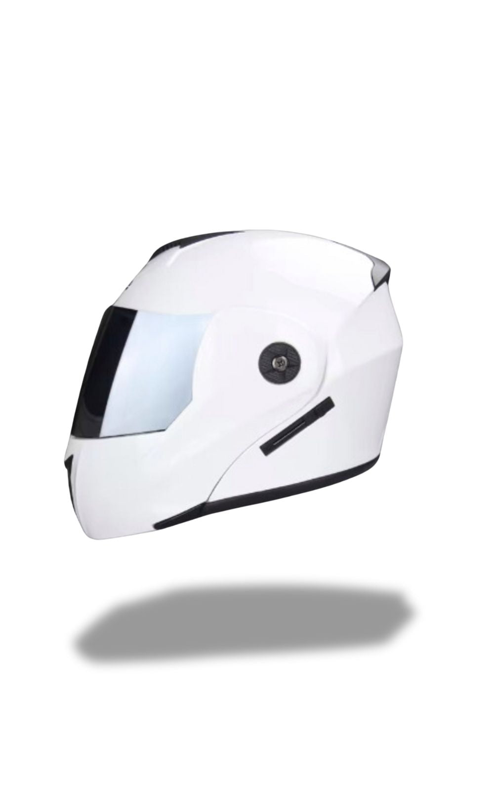 Uchoose Casco Blanco y Negro<br> #INTEGRAL #MODULABLE