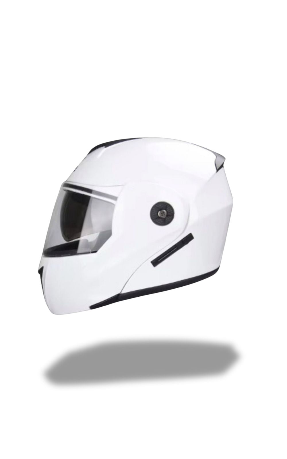 Uchoose Casco Blanco y Negro<br> #INTEGRAL #MODULABLE