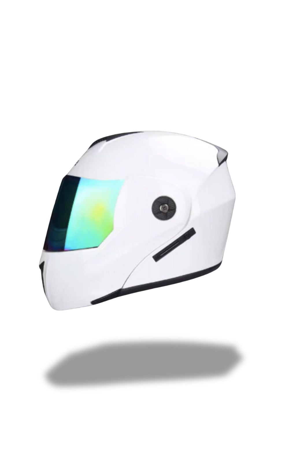 Uchoose Casco Blanco y Negro<br> #INTEGRAL #MODULABLE