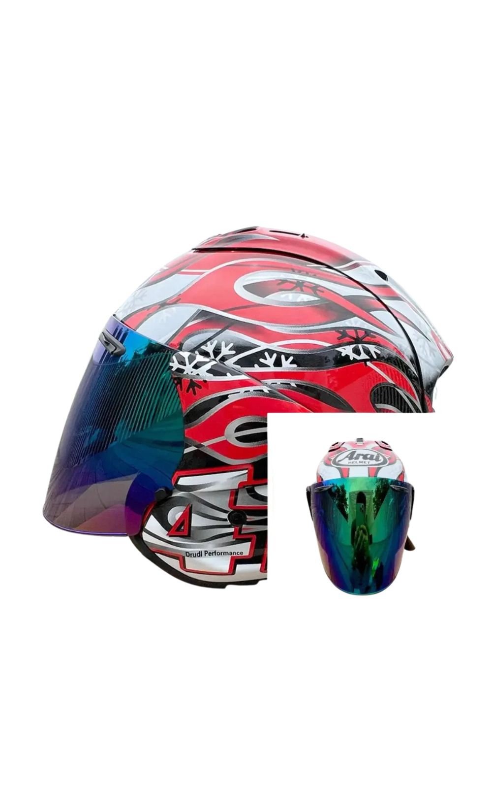 Casque Arai VZ-RAM HAGA GP <br> #JET #ARAI