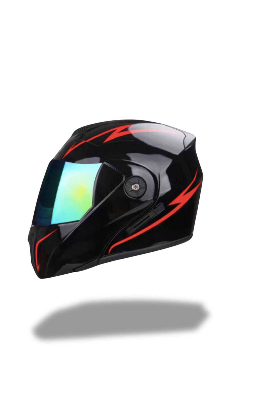 Uchoose Casco Blanco y Negro<br> #INTEGRAL #MODULABLE