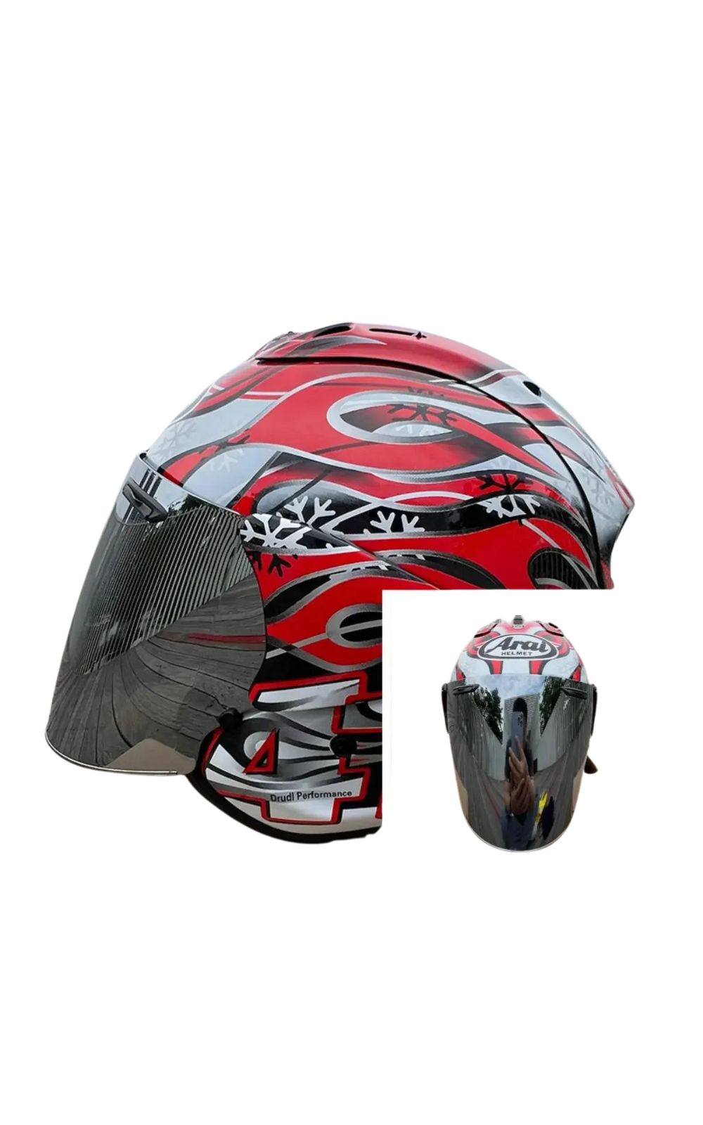 Casque Arai VZ-RAM HAGA GP <br> #JET #ARAI