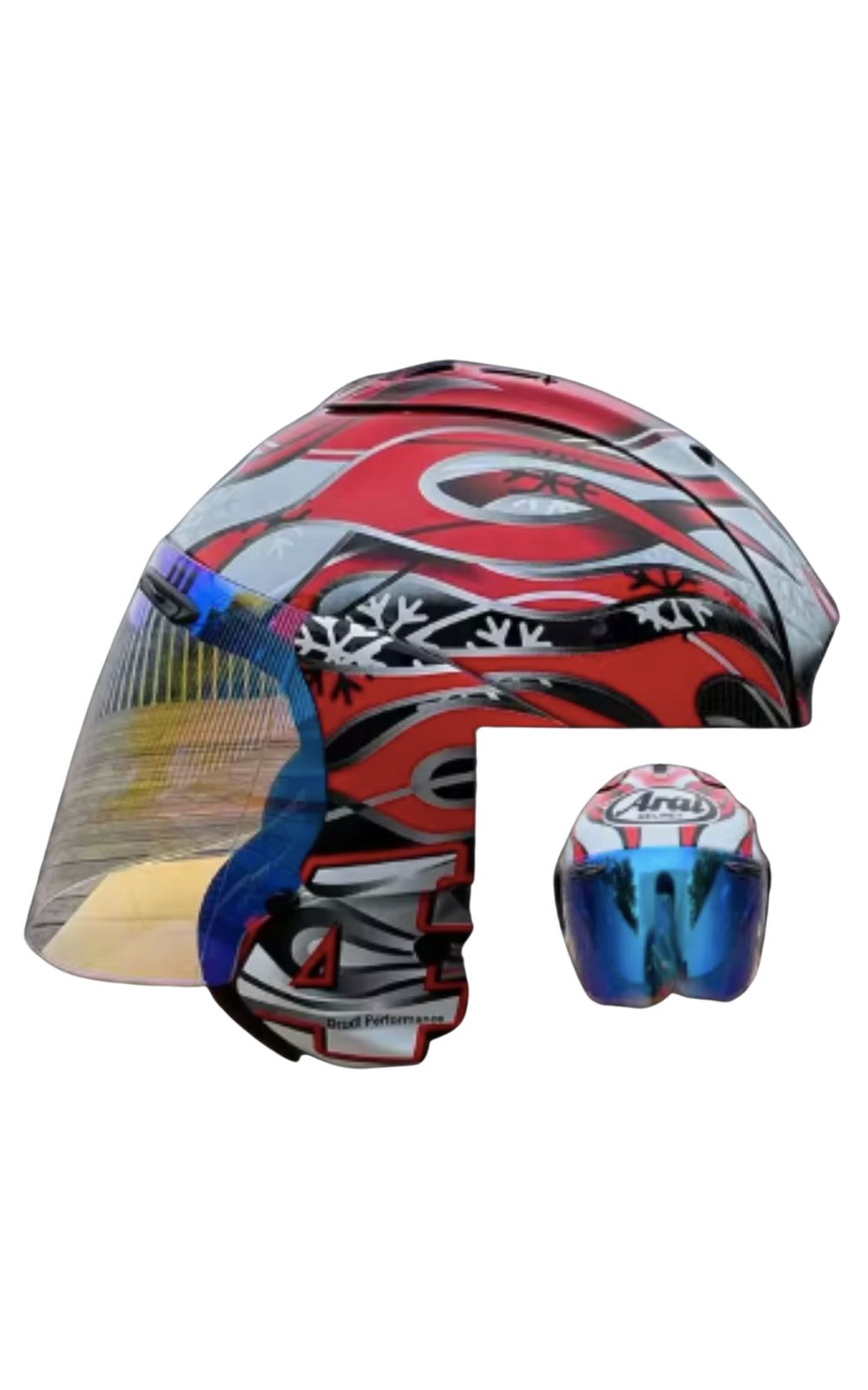 Casque Arai VZ-RAM HAGA GP <br> #JET #ARAI