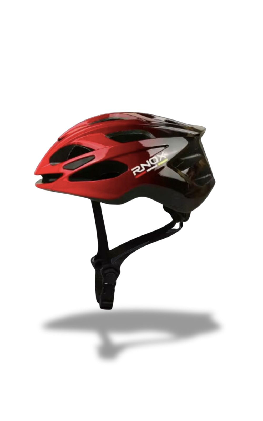 Casco de bicicleta RNOX en EPS con gafas. 