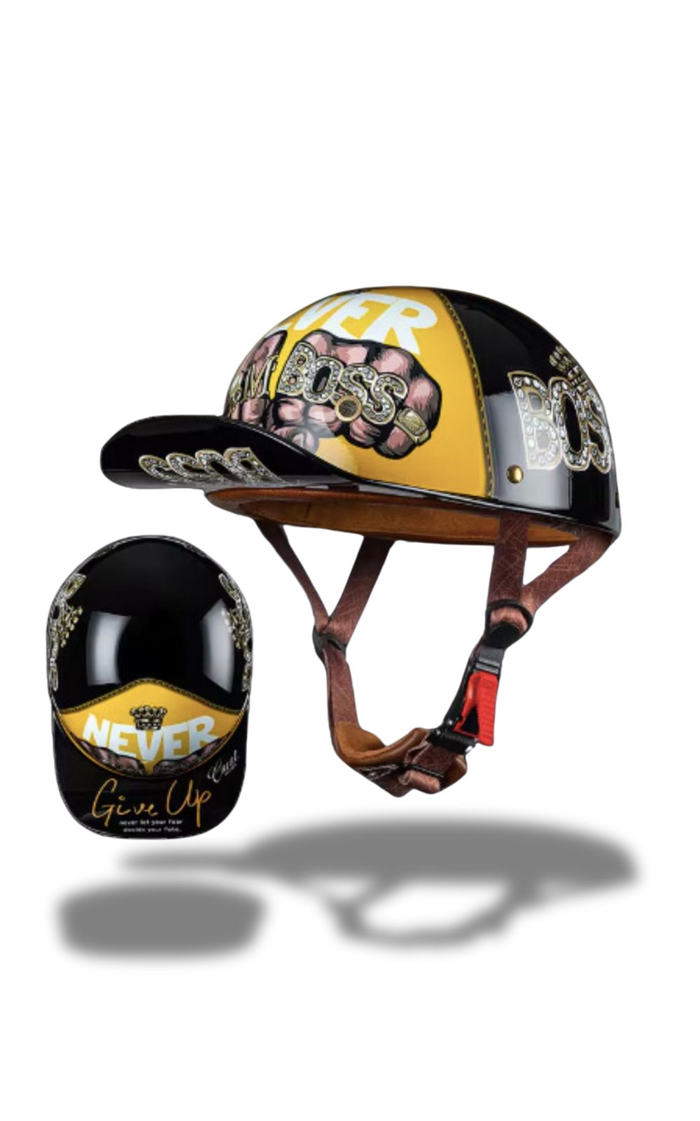 BOSS Casco con gorra de béisbol personalizada<br> #GORRA DE BÉISBOL #PERSONALIZADA