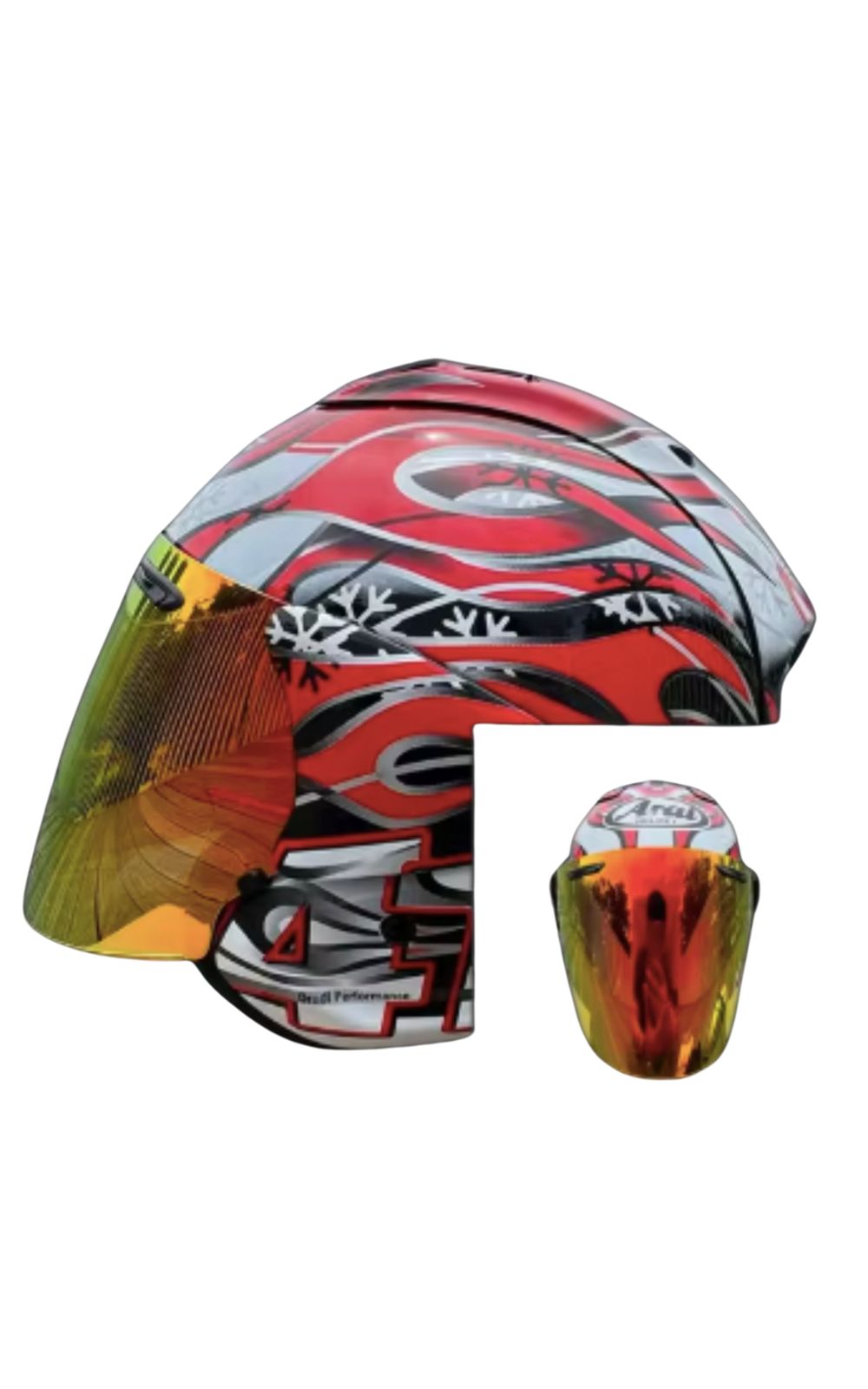 Casque Arai VZ-RAM HAGA GP <br> #JET #ARAI