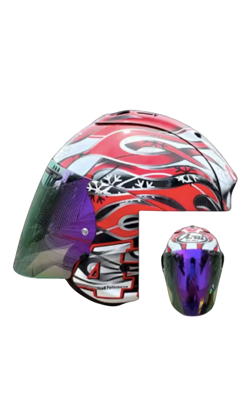 Casque Arai VZ-RAM HAGA GP <br> #JET #ARAI