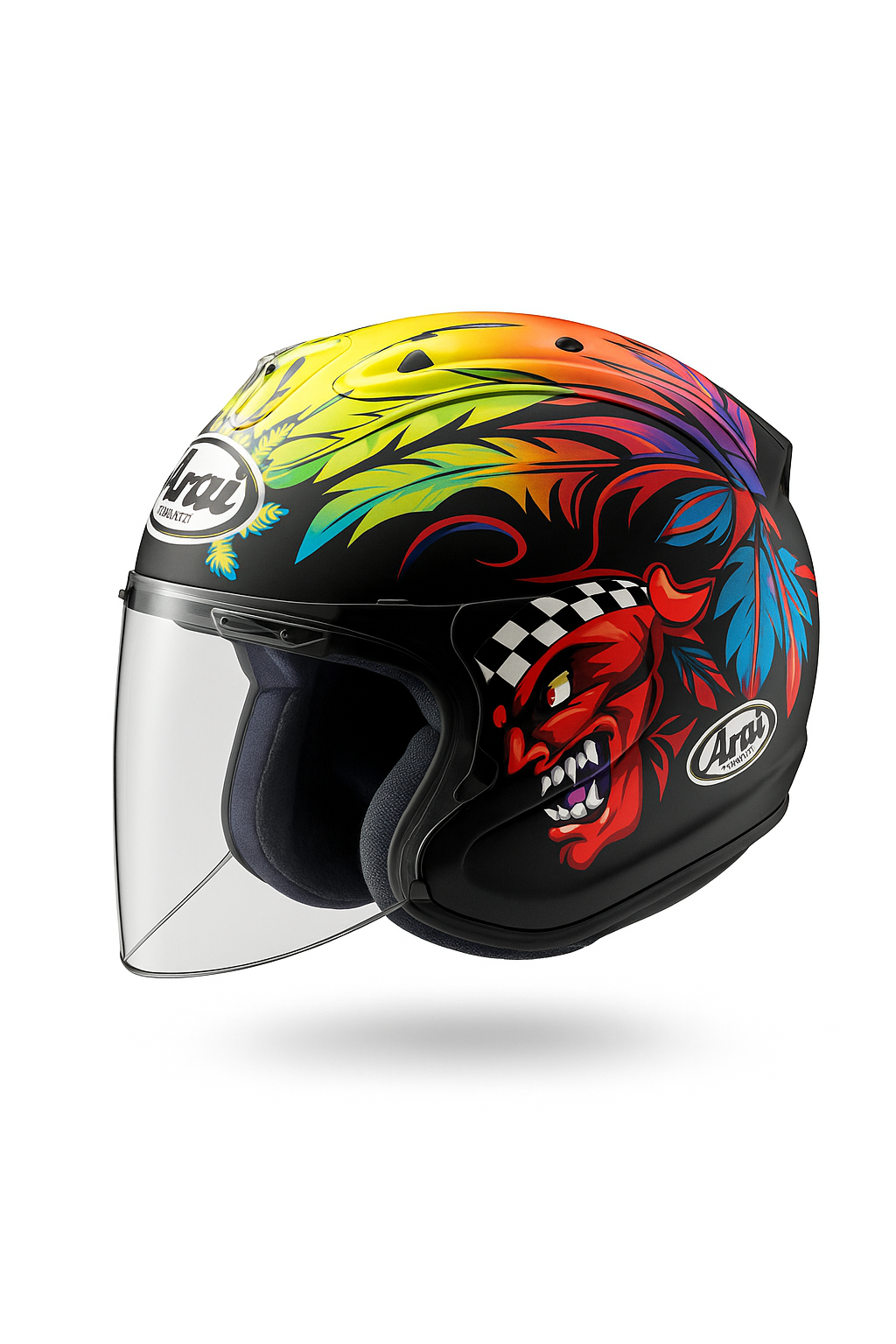 Casque Arai Ram3 Russell Black <br> #ARAI #JET